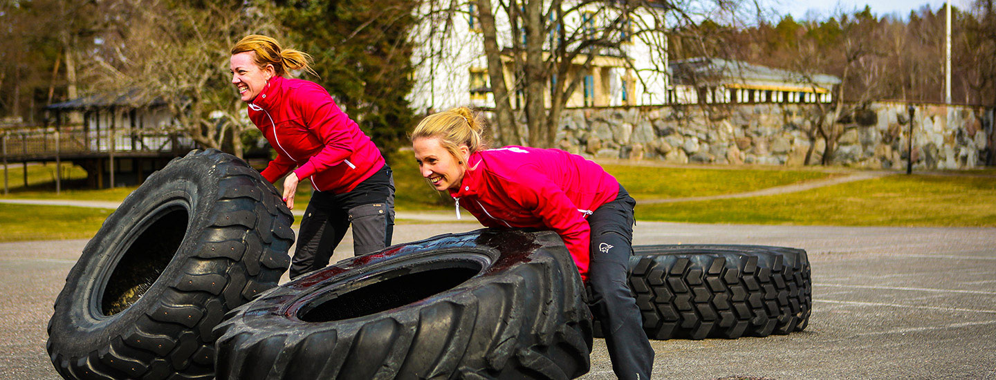 60 meter däck ingår som gren i BrOlympiska Spelen på Happy Tammsvik